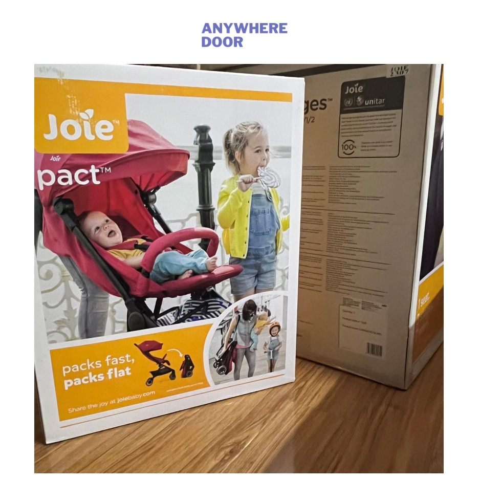Xe đẩy trẻ em Joie Pact cho bé từ sơ sinh đến 15kg bảo hành 12 tháng (Deep Sea/ Laurel/ Ember)