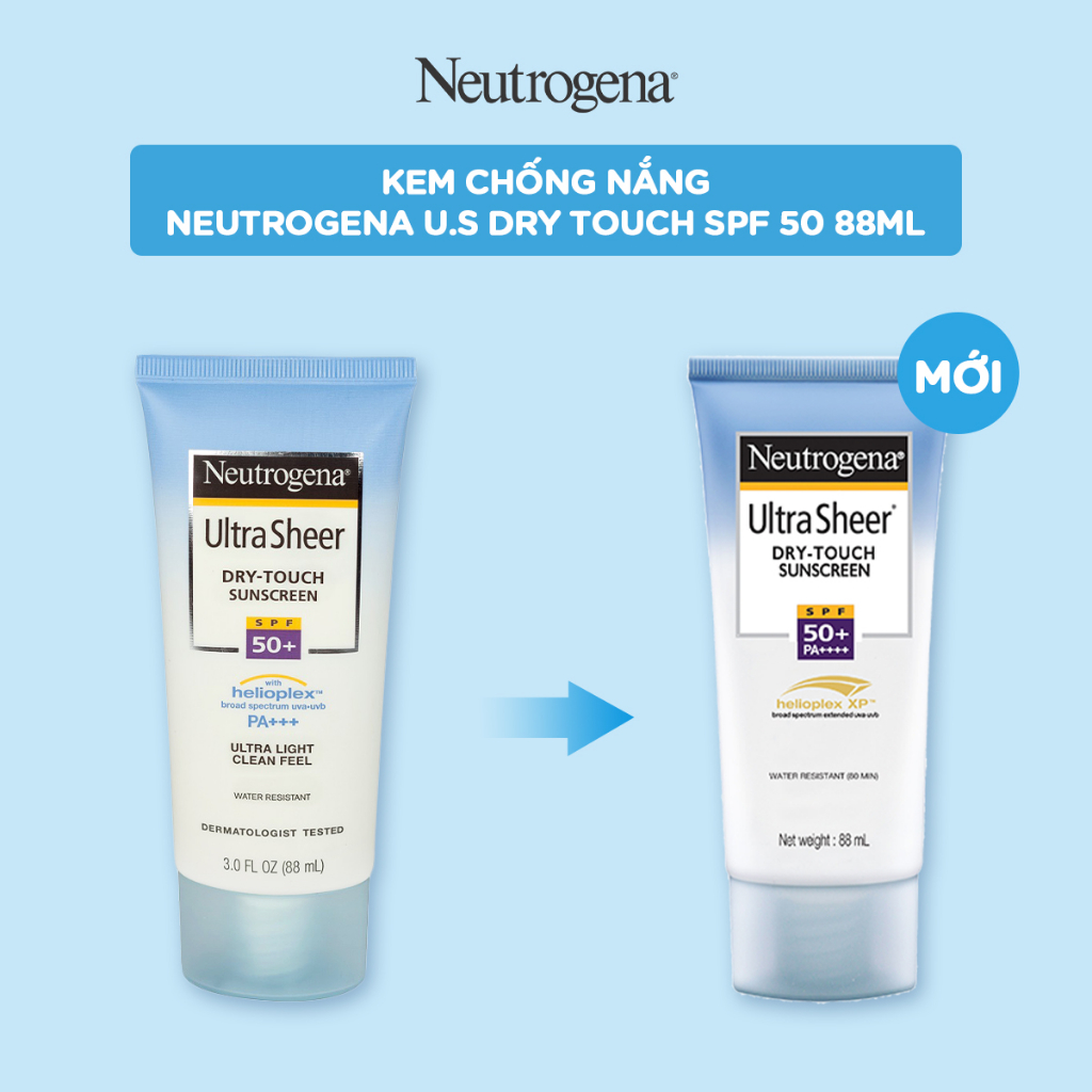 Kem chống nắng Neutrogena U.S Dry Touch SPF 50 88ml - 101016744