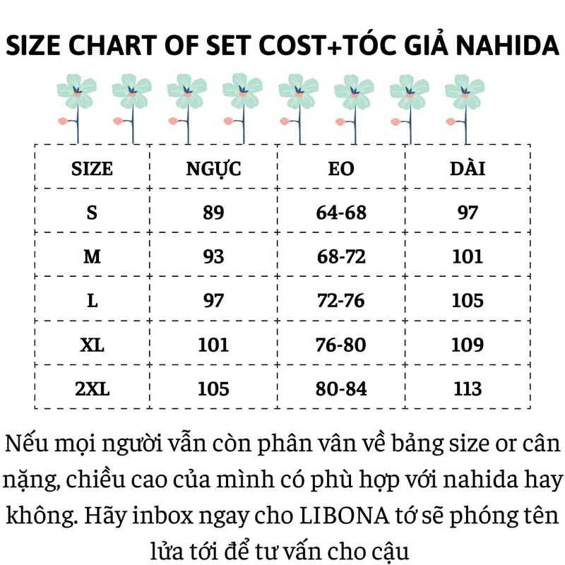 [SẴN] SET COST NAHIDA KÈM TÓC GIẢ | BigBuy360 - bigbuy360.vn