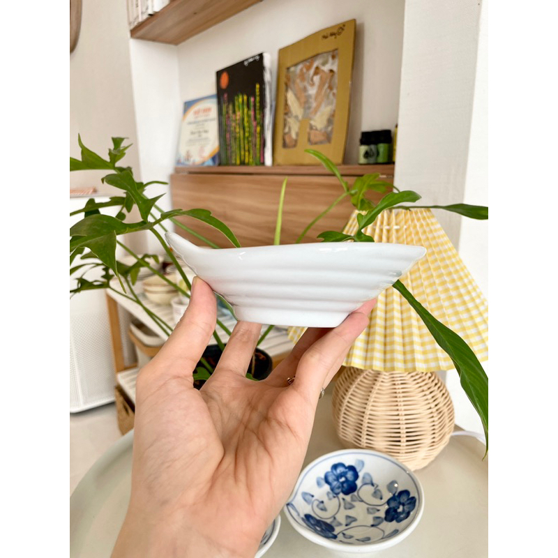 Cưng Ha Home -  - Chén sứ ăn lẩu kiểu Nhật hoa xanh