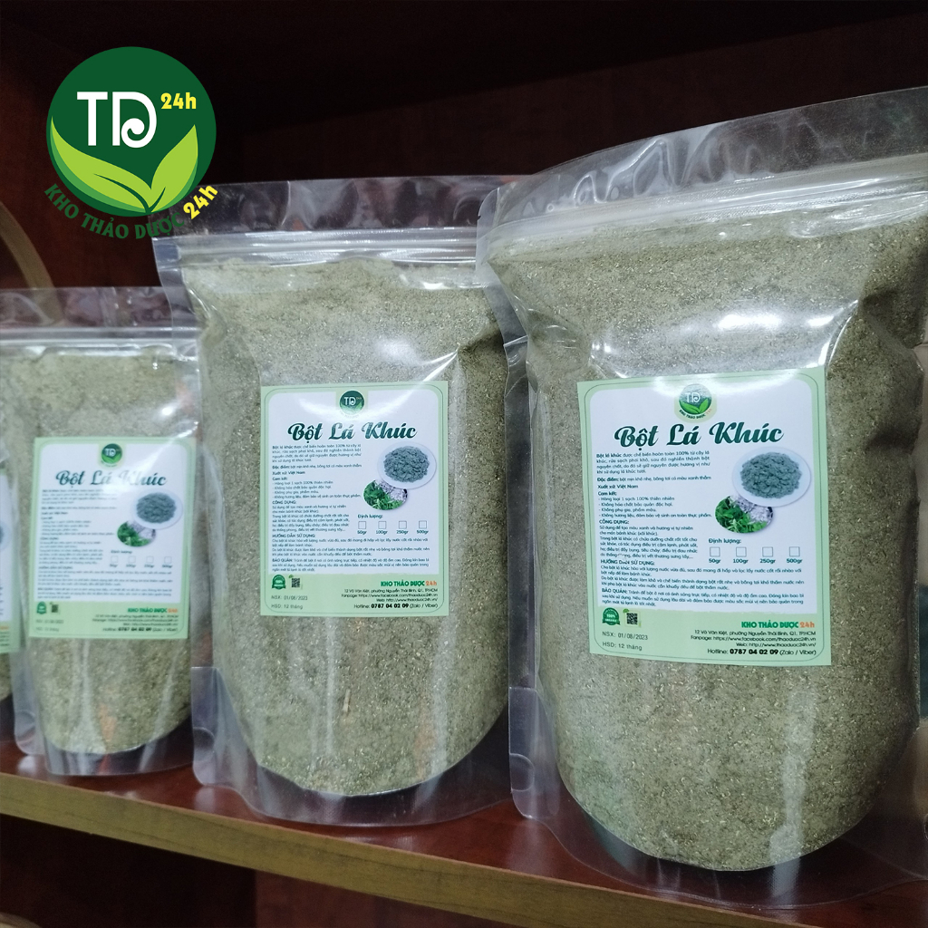 Bột lá khúc  nguyên chất 100%, ghiền mịn từ lá khúc, dùng làm bánh khúc, xôi khúc thơm ngon