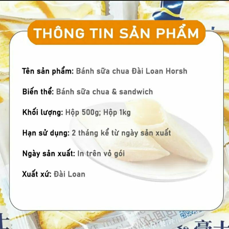1 Kg Bánh Sữa Chua Ông Già Horsh Siêu Ngon