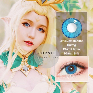 Lens cosplay hóa trang Demon đủ màu, đủ độ cận, 1 đôi contactlens cosplay kính áp tròng cosplay đủ màu xinh - CORNIELENS