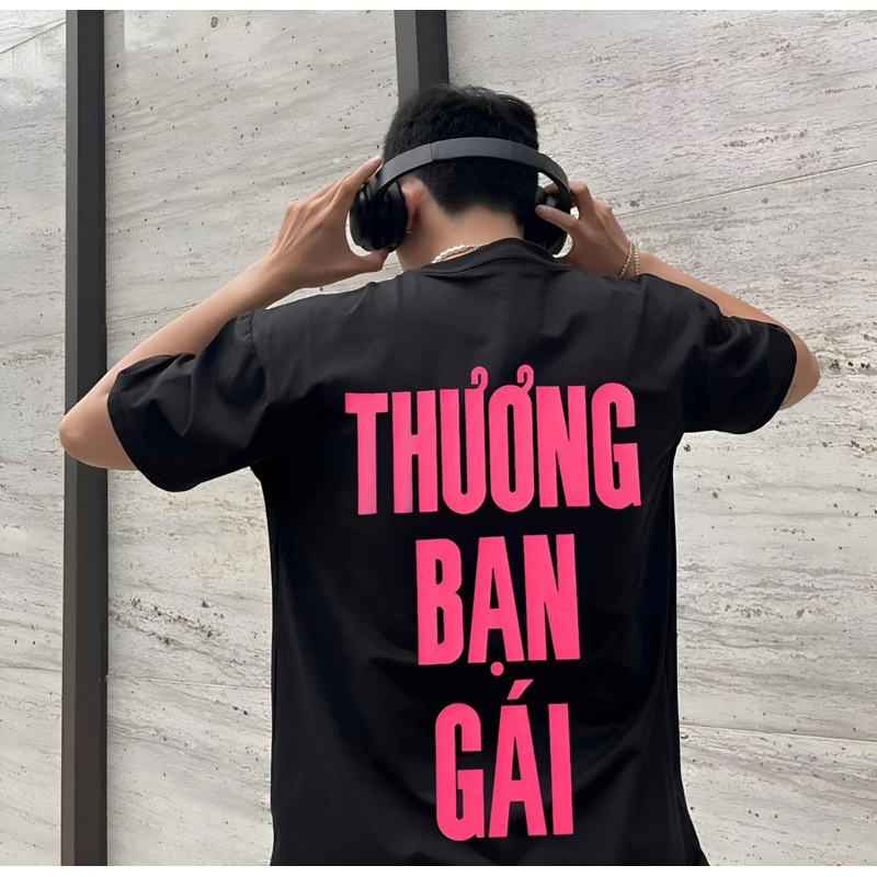 Áo Thun Unisex Thương Bạn Gái x  B Ray - Chất Cotton Dày Dặn