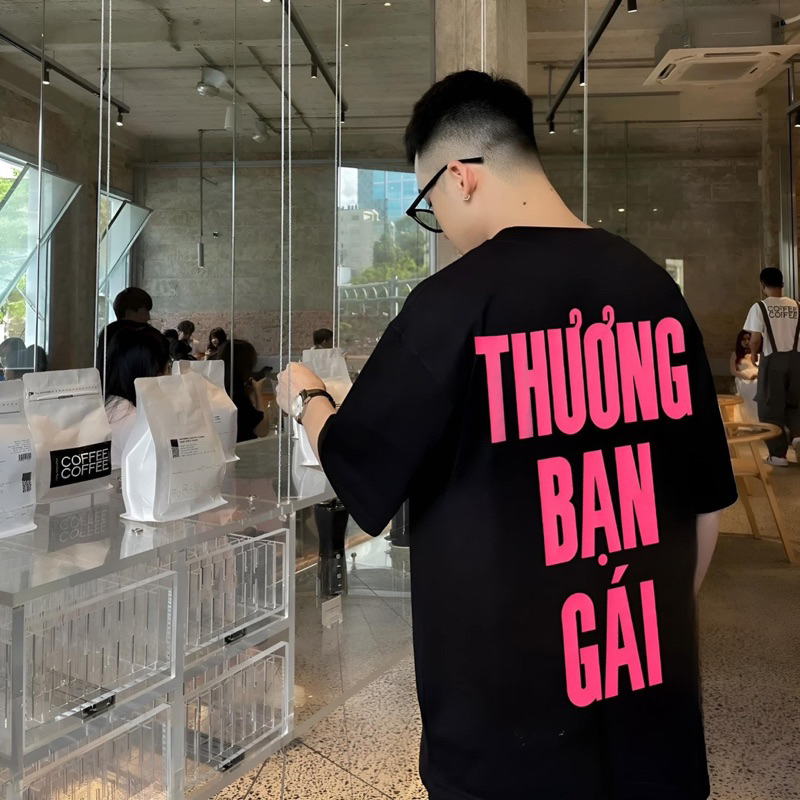 Áo Thun Unisex Thương Bạn Gái x  B Ray - Chất Cotton Dày Dặn