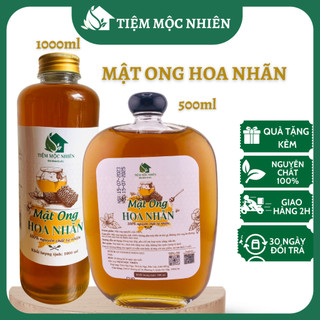 Mật ong Hoa Nhãn nguyên chất, mật ong nguyên chất Hoa Nhãn, mật ong nguyên chất dung tích 1L – Tiệm Mộc Nhiên