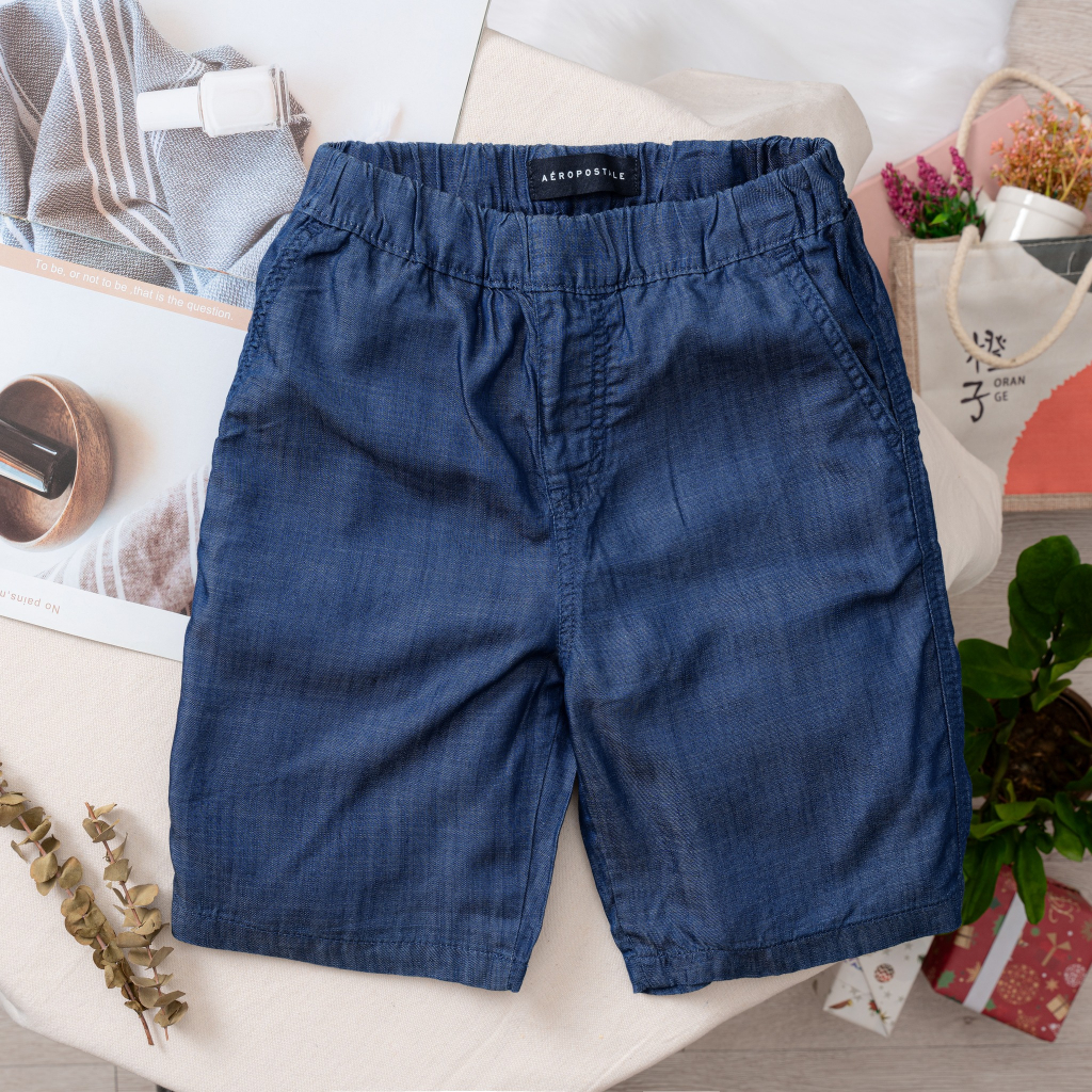 Quần short bé trai, Quần short kaki lưng thun cho bé trai size từ 20kg đến 45kg