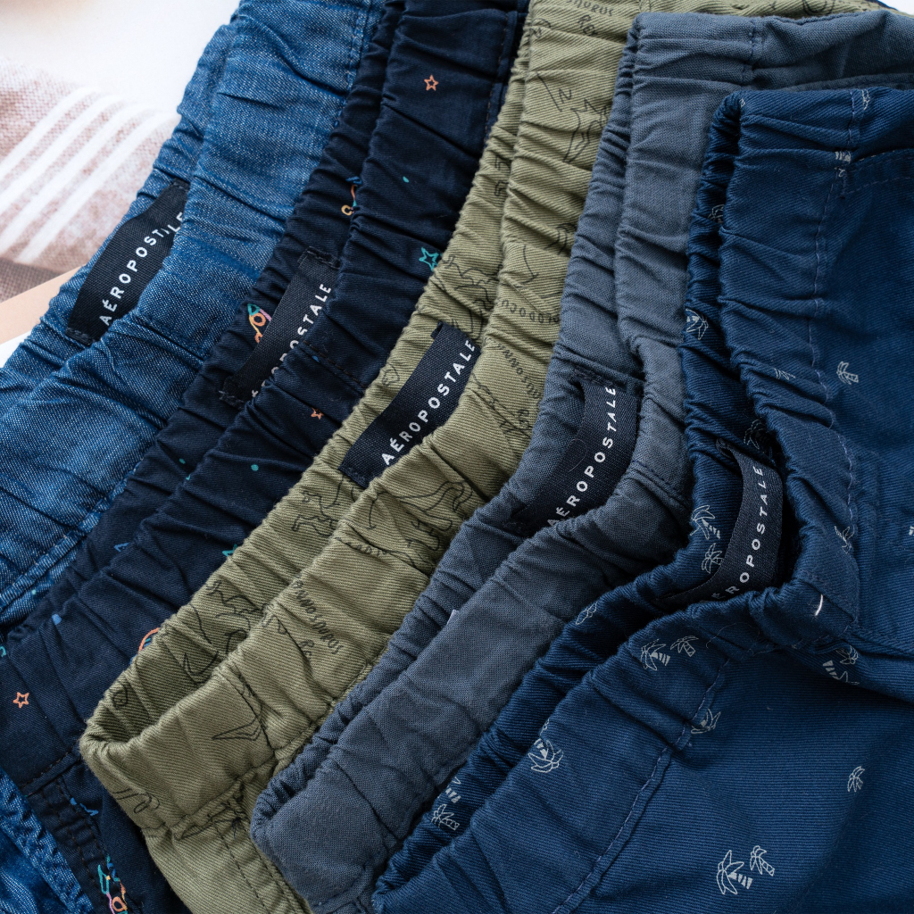 Quần short bé trai, Quần short kaki lưng thun cho bé trai size từ 20kg đến 45kg