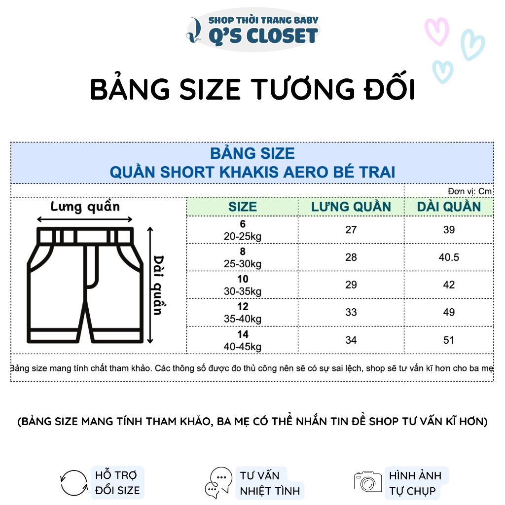 Quần short bé trai, Quần short kaki lưng thun cho bé trai size từ 20kg đến 45kg