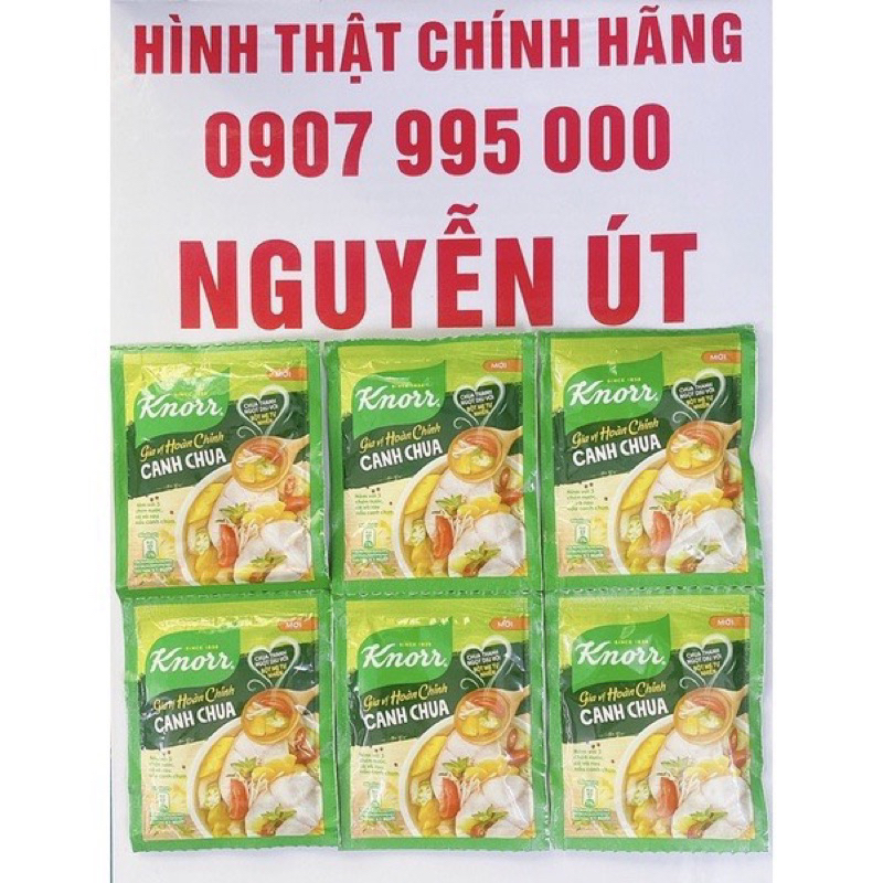 Gia vị canh chua knorr 6 gói x 30g