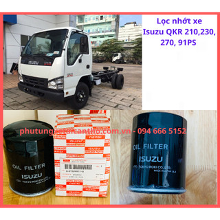 Lọc nhớt xe isuzu qkr 210, 230, 270, 91ps- hàng oem