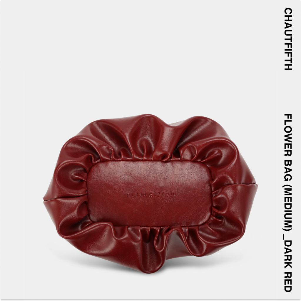 Túi xách Flower M  màu Đỏ đô - CHAUTFIFTH