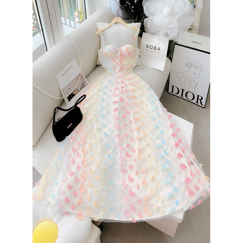 ĐẦM MAXI DÀI CUP KẾT HOA