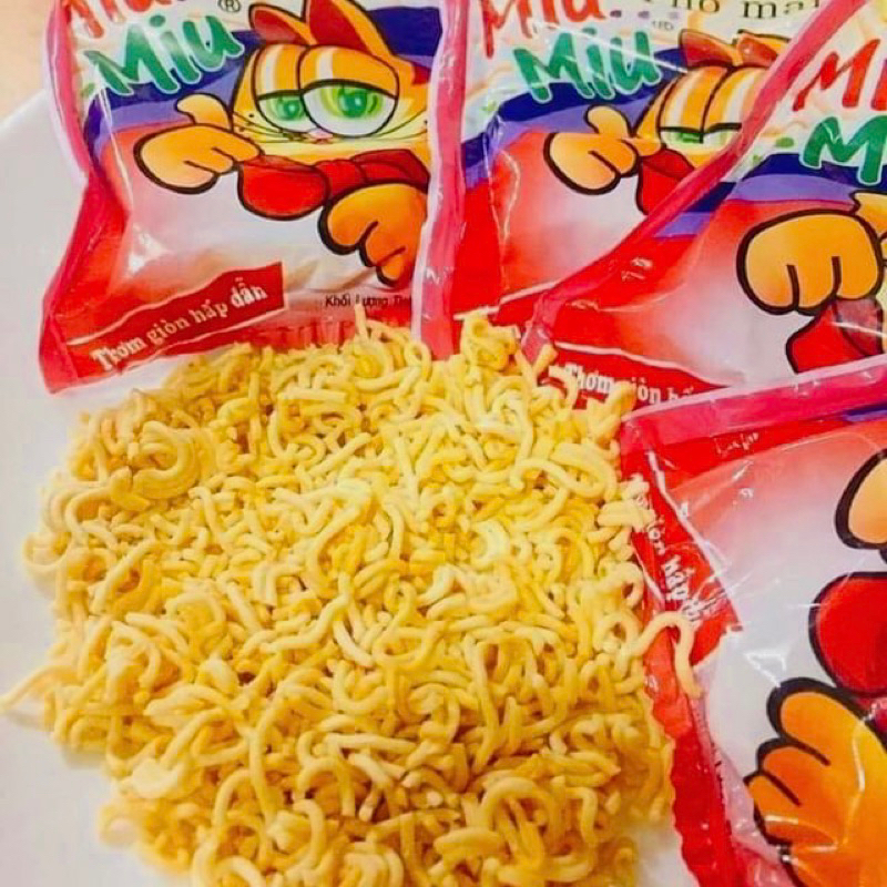 Mì trẻ em ăn liền, mì sấy phô mai Miu Miu