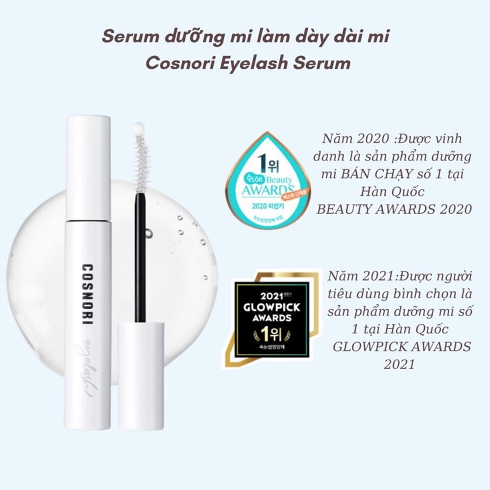 Tinh Chất Dưỡng Mi COSNORI Long Active Eyelash Serum 9g