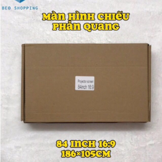 Màn hình chiếu phản quang dán tường dùng cho các loại máy chiếu 60inch, 84inch, 100inch