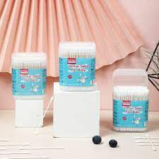 ⚠️FREESHIP⚠️ Hộp 200 tăm bông tiệt trùng Komeki cho bé