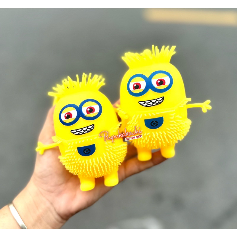 Đồ Chơi Xả Stress Banh Gai/Sâu/Minion/Thú Monster Có Đèn Nhiều Mẫu Cho Bé