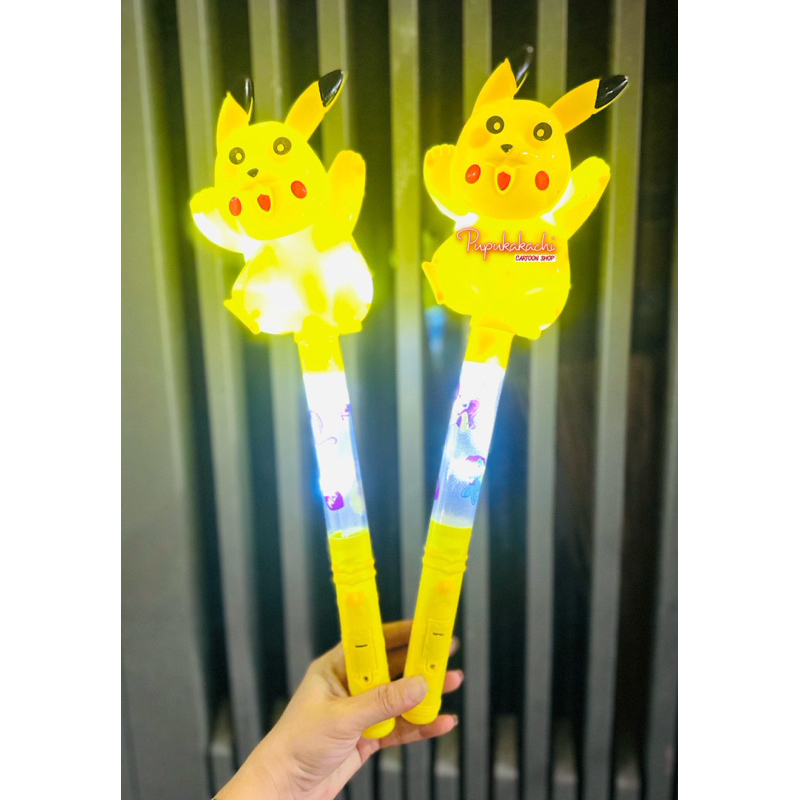 Cây Đèn TRUNG THU Pikachu/Doraemon/Thỏ Hồng Xinh Xắn Cho Bé