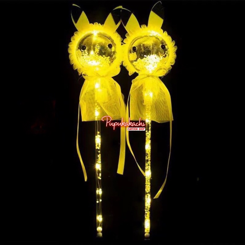 Cây Đèn TRUNG THU Pikachu/Doraemon/Thỏ Hồng Xinh Xắn Cho Bé