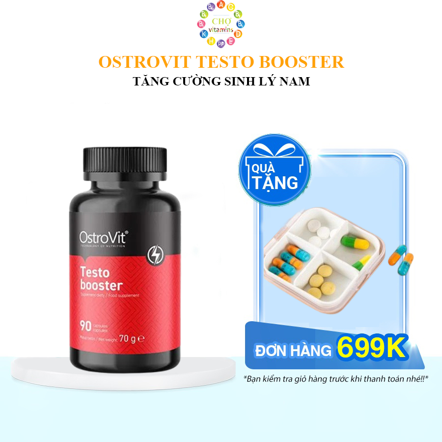 Ostrovit Testo Booster - Tăng Cường Sinh Lý Nam Tự Nhiên