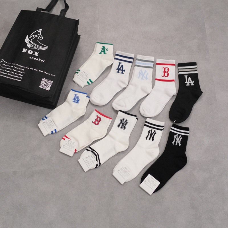 Tất Vớ MLB Hàng Nội Địa Hàn Mẫu Trending - Fox Smeaker