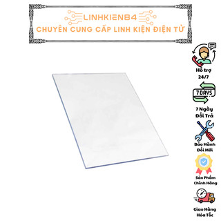 Mica 3mm a4, a5 màu trong suốt, màu chàm , màu đen