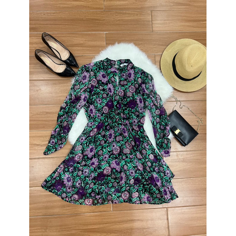 💫VÁY ĐẦM ZARA VOAN HOA CUT OUT NGỰC CỰC XINH