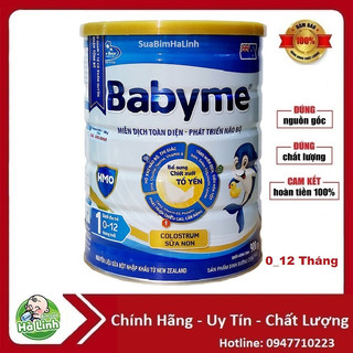 Sữa bột babyme số 1 900g