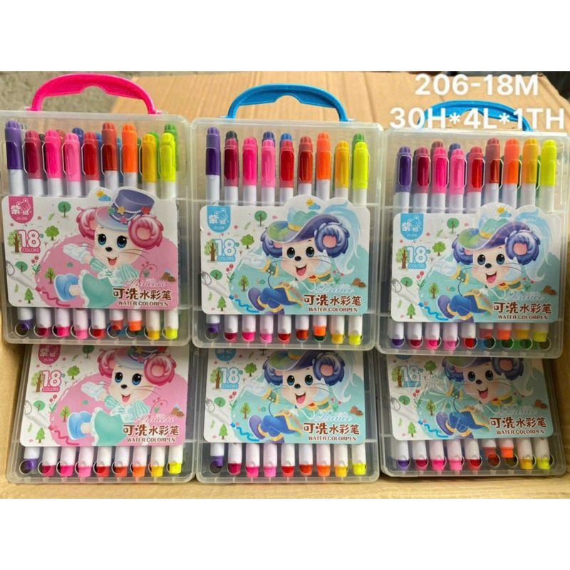 Hộp 24 bút dạ màu 206