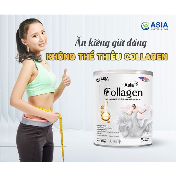 Sữa bột Asia Collagen ASIA NUTRITION 400g giúp cải thiện nội tiết tố nữ và ngăn ngừa lão hóa