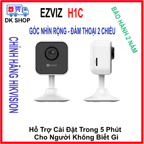Camera Thông Minh IP Wifi (Hikvision) Ezviz H1C 1080P - 2MP - Đàm Thoại 2 Chiều - Góc Rộng - Trong Nhà
