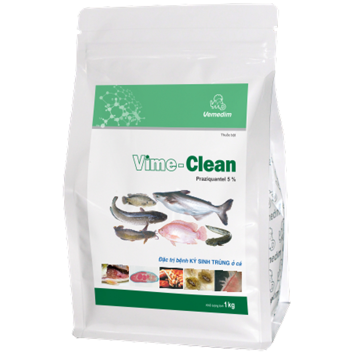 VIME - CLEAN CÁ (1Kg) Phòng nội, ngoại ký sinh trùng