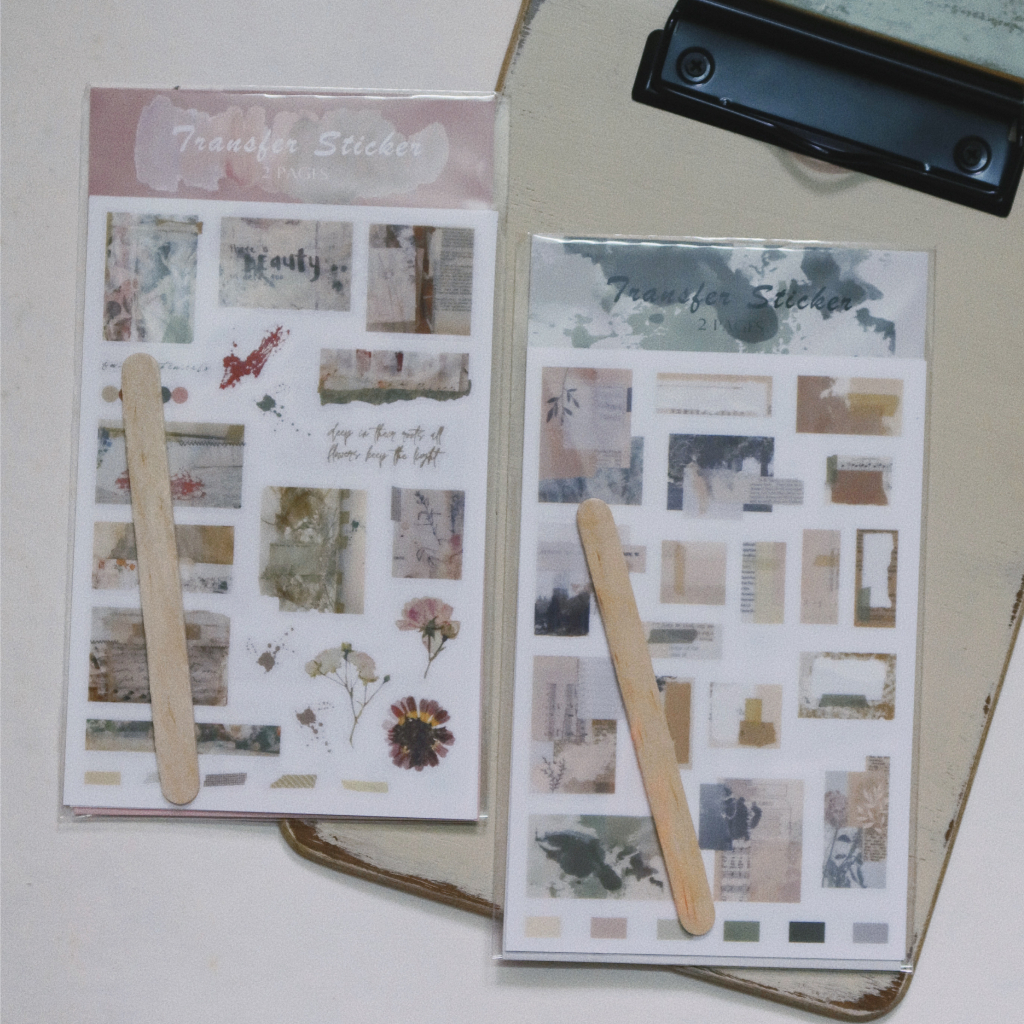 𝓑𝓾𝓵𝓵𝓮𝓽𝓳𝓸𝓾𝓻𝓷𝓪𝓵𝟏𝟏𝟓 ✿ Print on Marky Puppy mẫu "𝐑𝐞𝐭𝐫𝐨 𝐏𝐥𝐚𝐧𝐭"  nhiều hình hoa, khung giấy đẹp lạ trang trí sổ