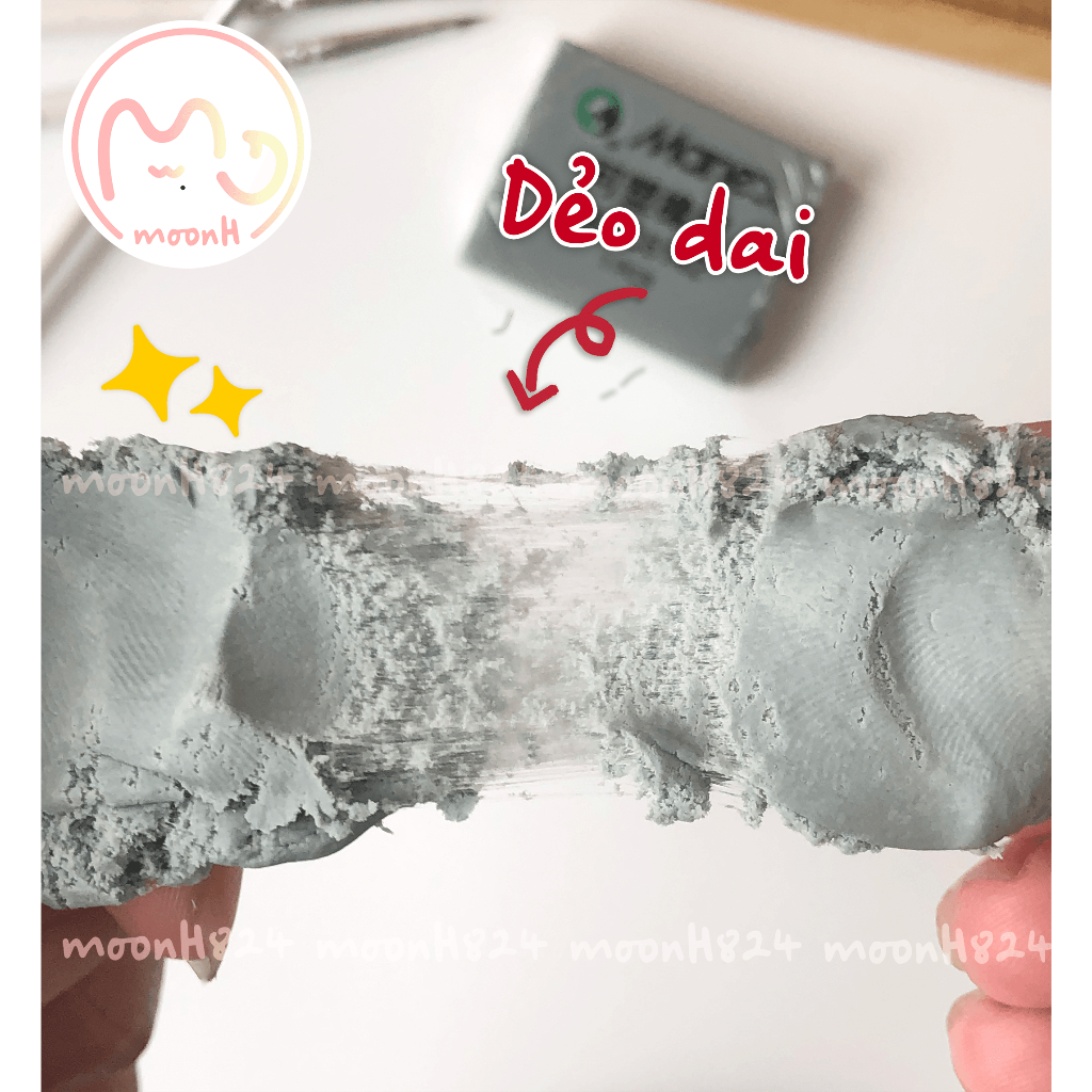 Combo Gôm Tẩy Đất Sét Marie's Và Gôm Tẩy 4B Marie's Vàng