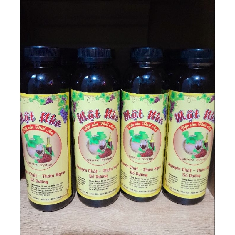 Mật nho nguyên chất làng nho Thái An Ninh Thuận chai nhựa 500ml