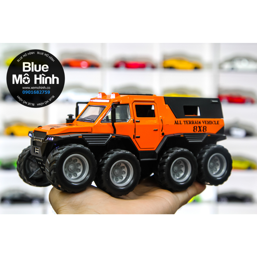 Xe mô hình chuyên dụng 8 bánh offroad 1:32 Cam