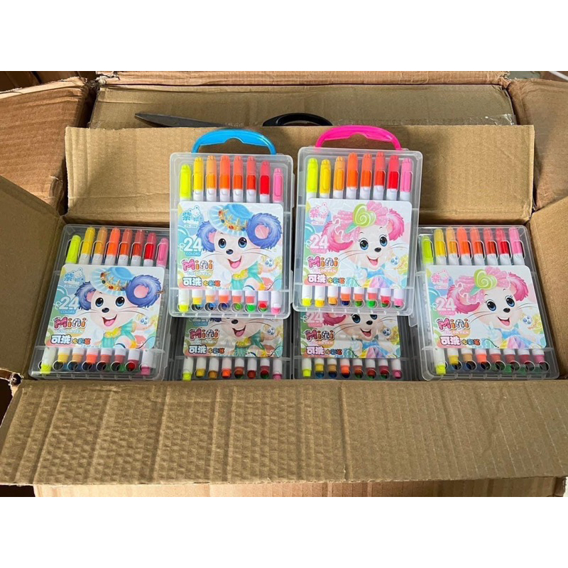 Hộp 24 bút dạ màu 206