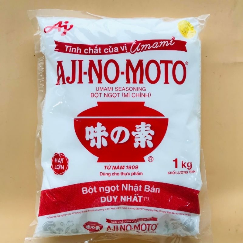 Bột ngọt Ajnomoto 1kg hạt lớn