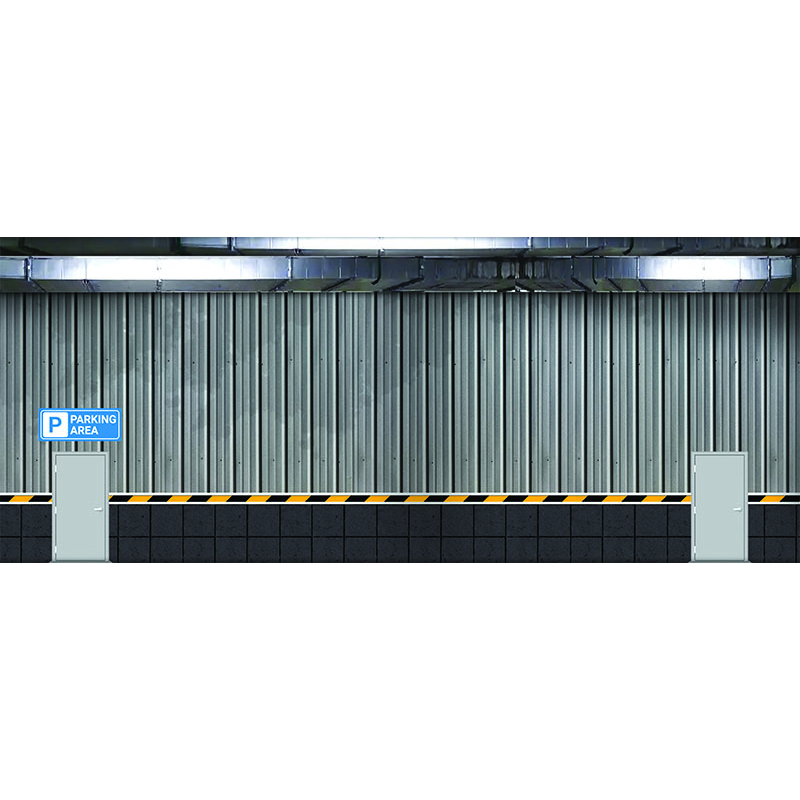 Hộp để xe 1/64 Có đèn, tấm mica ngăn bụi