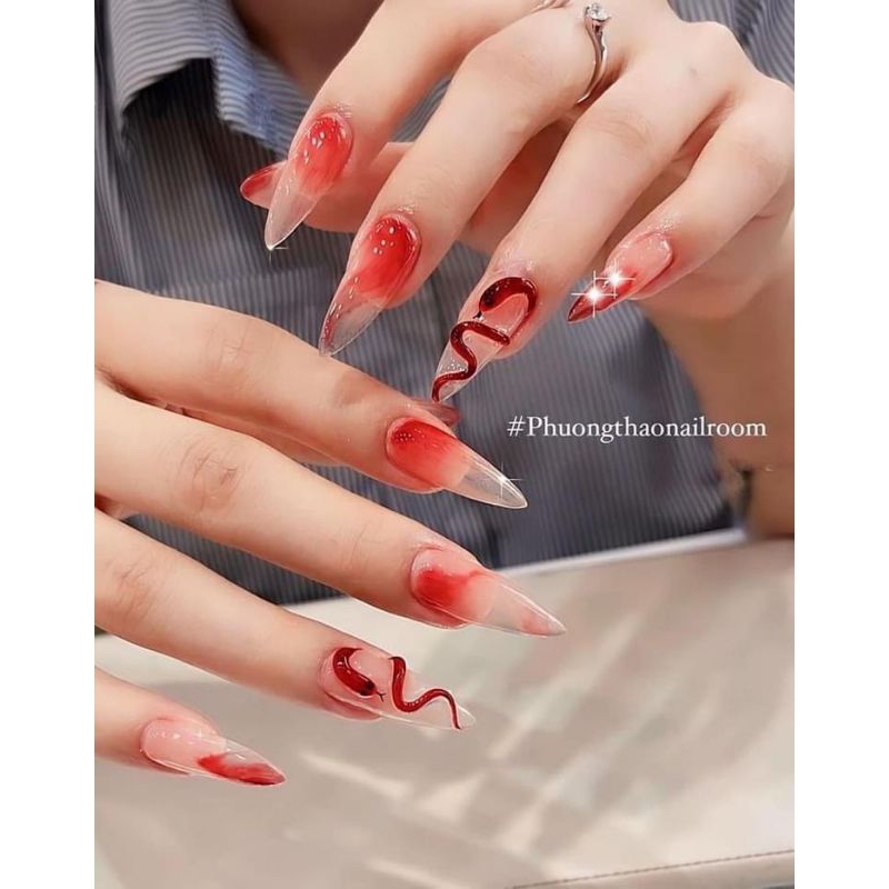 Móng giả_nail box móng thiết kế hình rắn
