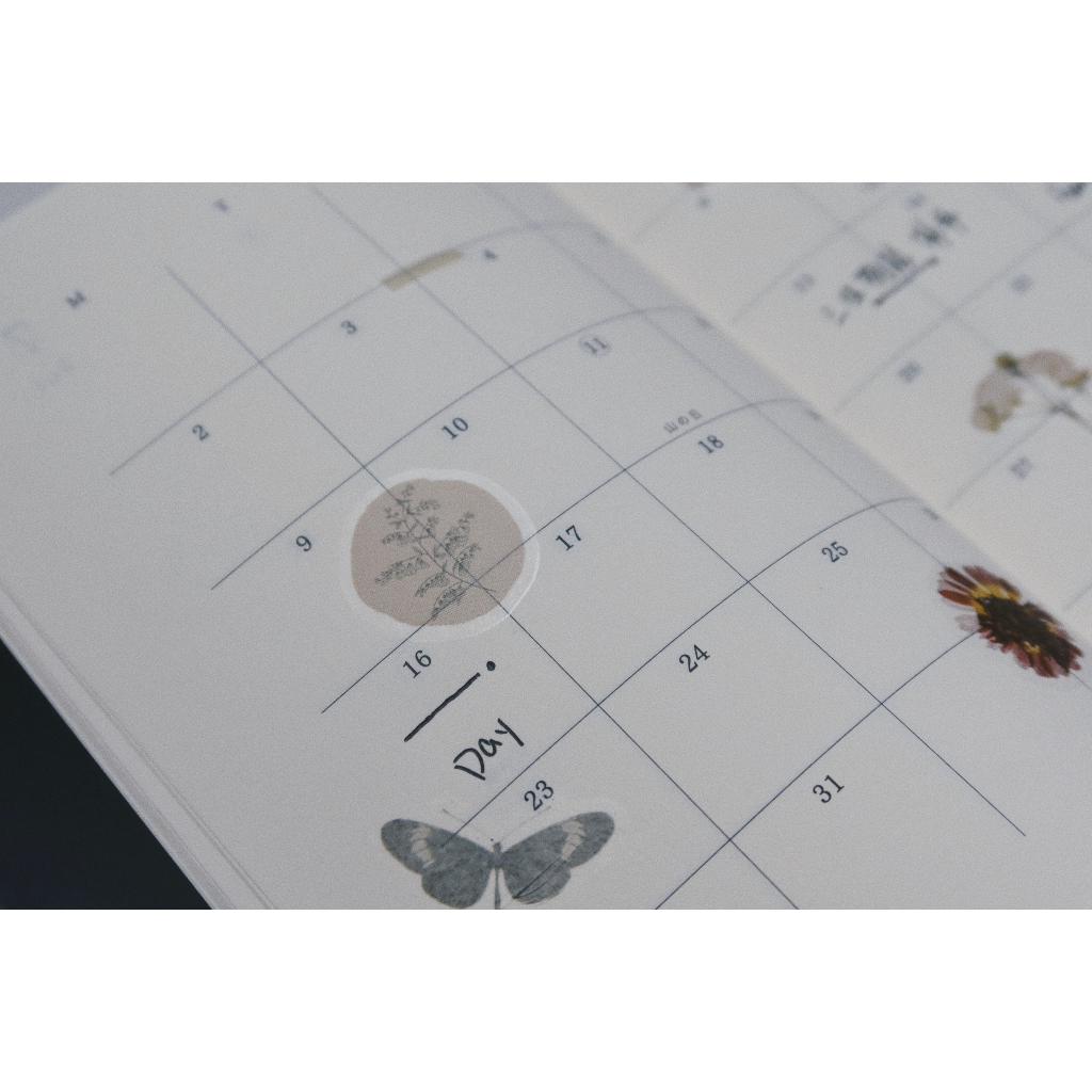 𝓑𝓾𝓵𝓵𝓮𝓽𝓳𝓸𝓾𝓻𝓷𝓪𝓵𝟏𝟏𝟓 ✿ Print on Marky Puppy mẫu "𝐑𝐞𝐭𝐫𝐨 𝐏𝐥𝐚𝐧𝐭"  nhiều hình hoa, khung giấy đẹp lạ trang trí sổ