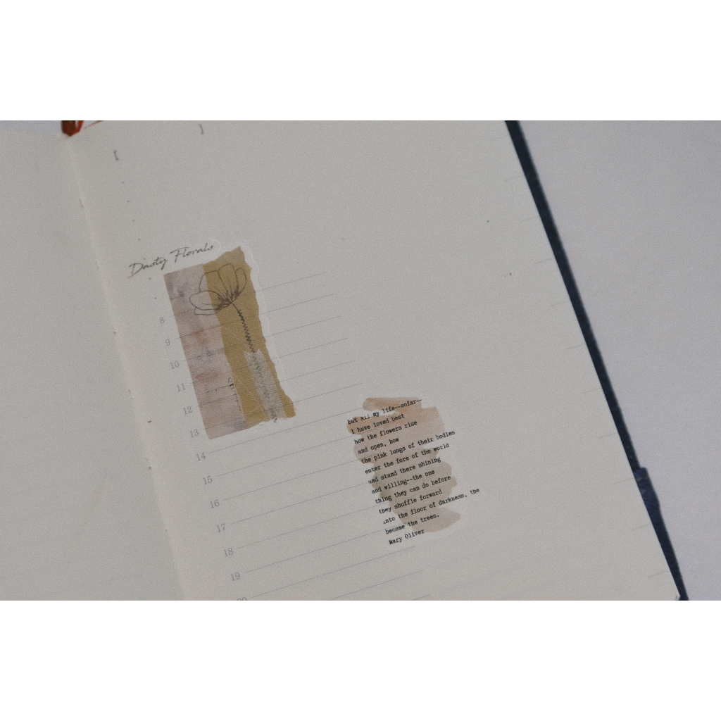 𝓑𝓾𝓵𝓵𝓮𝓽𝓳𝓸𝓾𝓻𝓷𝓪𝓵𝟏𝟏𝟓 ✿ Print on Marky Puppy mẫu "𝐑𝐞𝐭𝐫𝐨 𝐏𝐥𝐚𝐧𝐭"  nhiều hình hoa, khung giấy đẹp lạ trang trí sổ