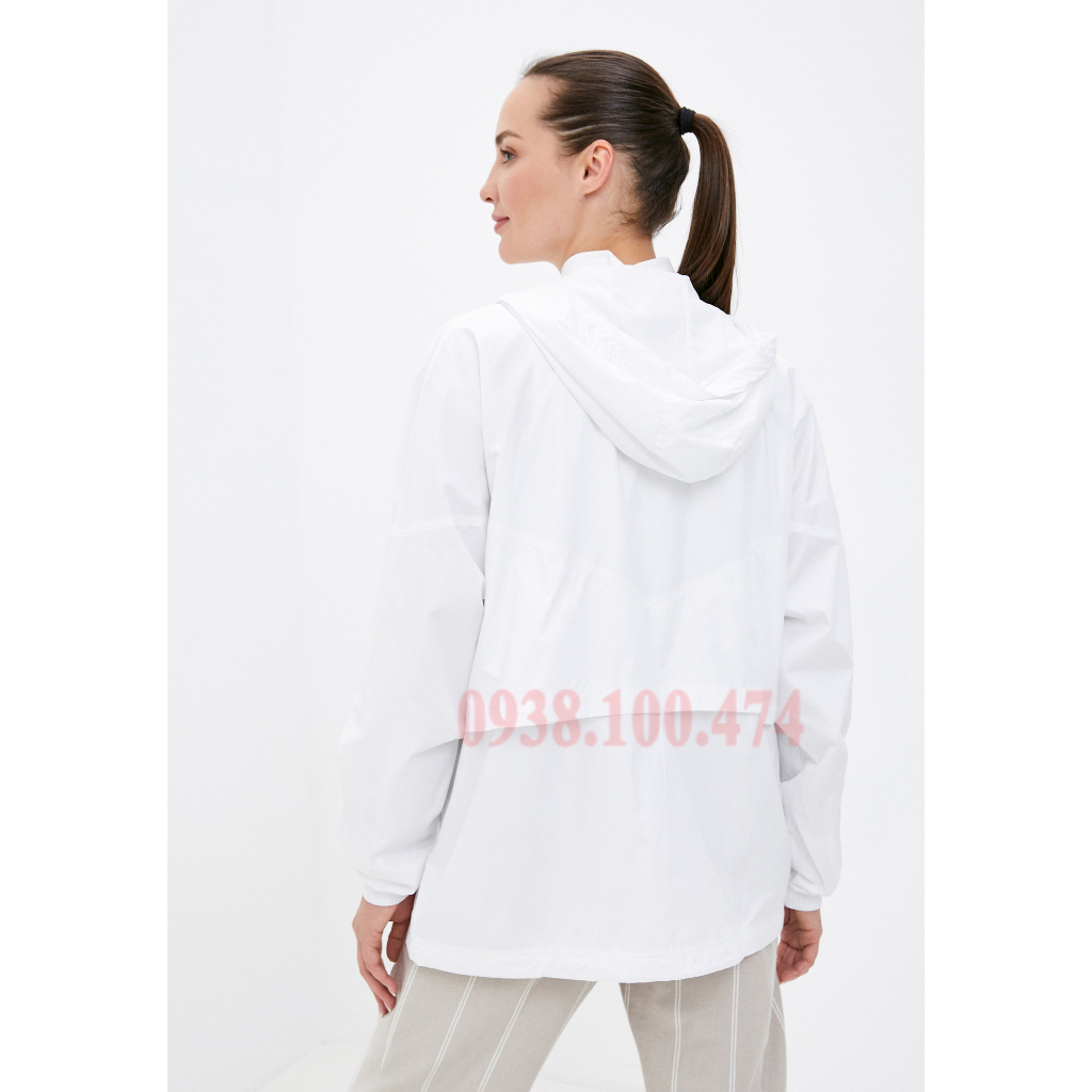 Áo khoác nữ Nike chính hãng 2 lớp có mũ trùm đầu lót lưới cách nhiệt chống thấm nước