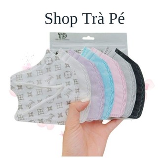 Khẩu trang 6d 5 lớp an mask pro - tiến đạt 2 gói 10 cái