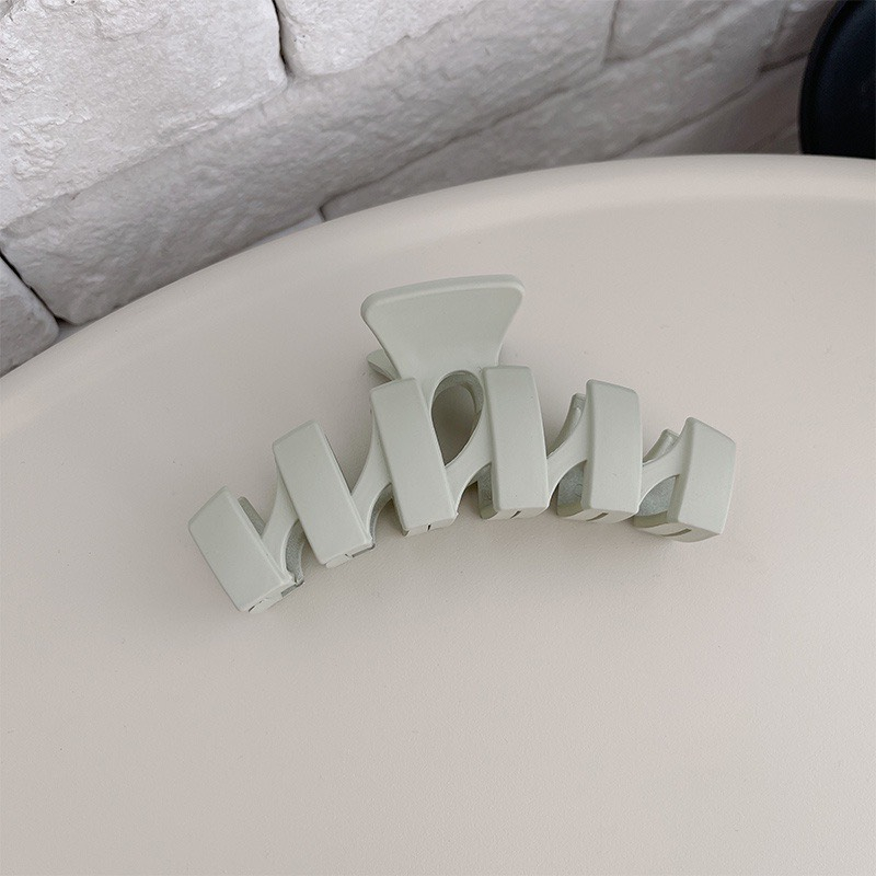 Kẹp Tóc Cá Mập Cỡ Lớn Bằng Acrylic Kiểu Ziczac Xinh Xắn Phong Cách Hàn Quốc Dành Cho Nữ