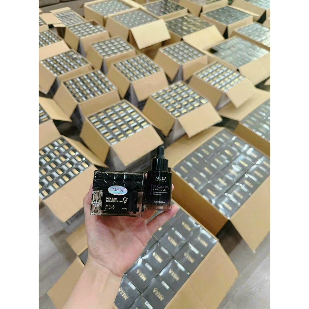 KEM FACE COLLAGEN DNA CÁ HỒI MEEA 30GR 10GR SERUM CÁ HỒI MEEA 10GR 30GR
