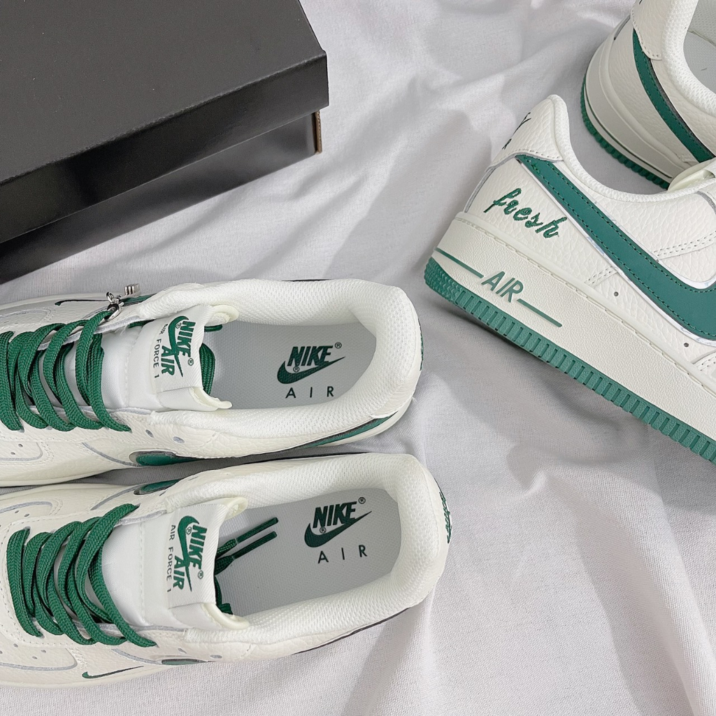 Giày Nike Air Force 1 07 Low Keep Fresh Beige Green Silver BM1996-066