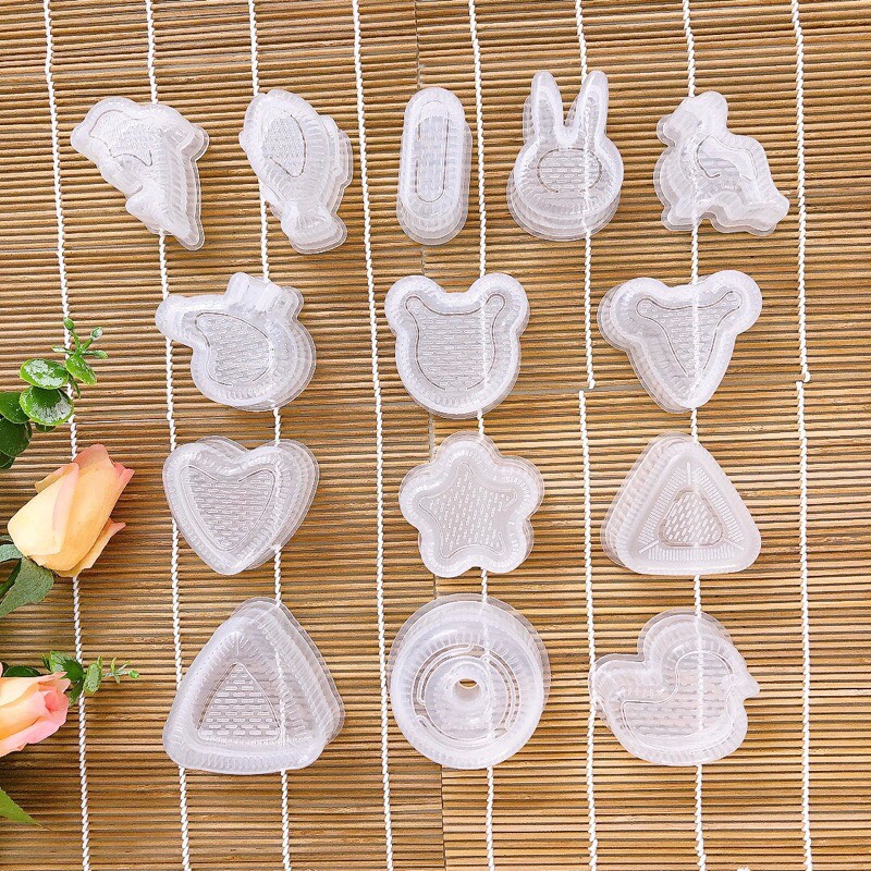 Khuôn bento ép cơm,tạo hình,làm cơm nắm,sushi cho bé