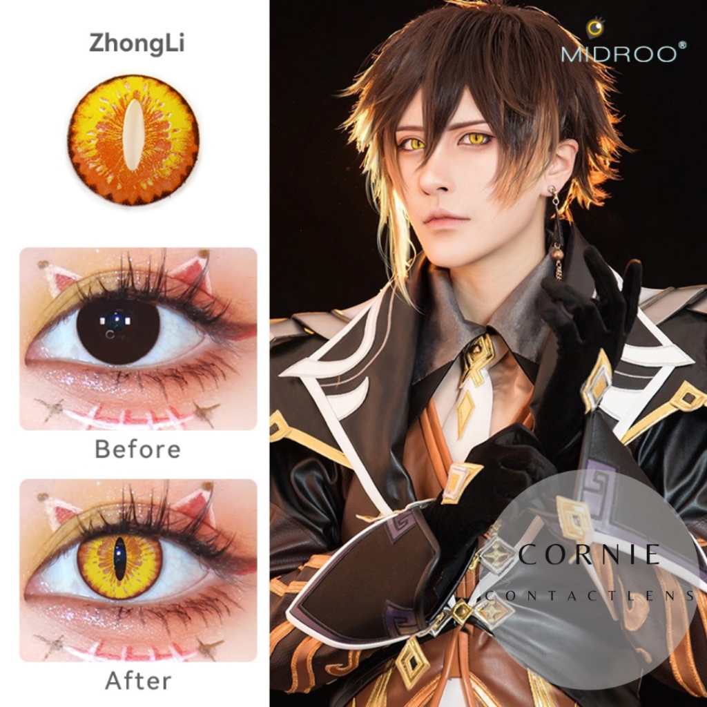 Lens Genshin Impact, tổng hợp các mẫu kính áp tròng cosplay hóa trang Genshin Impact only 0 độ đủ character - CORNIELENS